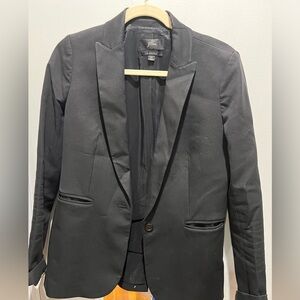 J Crew black blazer size 2 Tall
